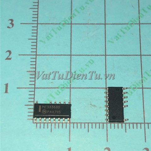 MC33368D SOP16 IC nguồn; Mã: MC33368D; Kiểu chân: 16 chân dán SOP-16; Xuất xứ: Hàng mới; Thương hiệu: ON;