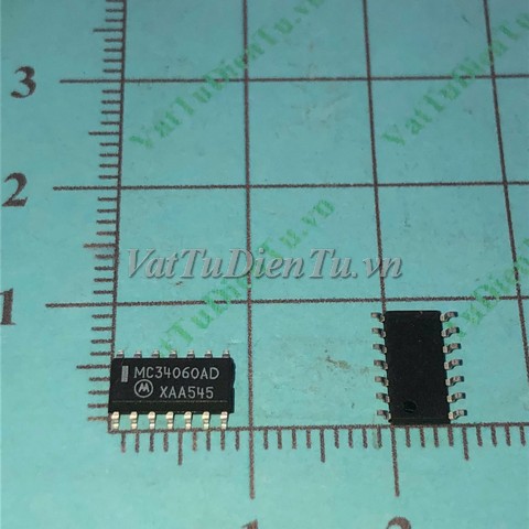 MC34060AD MC34060ADG SOP14 IC Nguồn; Mã: MC34060AD; Kiểu chân: 14 chân dán SOP-14; Xuất xứ: Hàng mới; Thương hiệu: ON