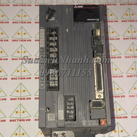 MR-J4-350A AC SERVO DRIVER 3.5kW MITSUBISHI MELSERVO J4; Mã: MR-J4-350A; Xuất xứ: Hàng tháo máy