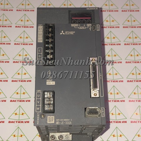 MR-JE-300A AC SERVO DRIVER 3kW MITSUBISHI; Mã: MR-JE-300A; Xuất xứ: Hàng tháo máy