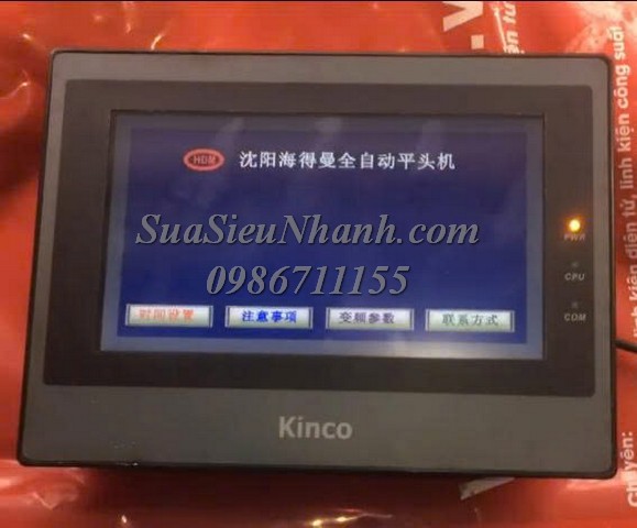 Sửa Màn hình cảm ứng HMI Kinco MT4414T 0008 Lỗi cảm ứng Sửa chữa Màn hình cảm ứng HMI Kinco Model: MT4414T Serial: 0008 Lỗi cảm ứng
