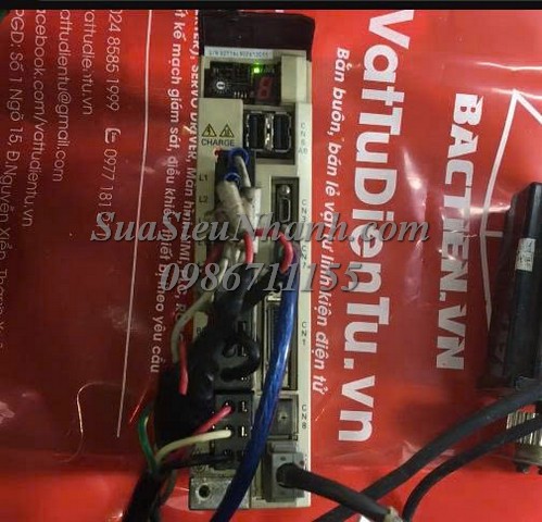 Sửa AC SERVO DRIVER YASKAWA 200W SGDV-1R6A11A 0011 Lỗi A.7Ab Sửa chữa AC SERVO DRIVER YASKAWA 200W Model: SGDV-1R6A11A Serial: 0011 Lỗi A.7AB