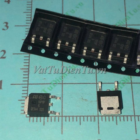 STD10P6F6 10P6F6 10P6F TO252 P MOSFET 10A 60V; Mã: STD10P6F6; Kiểu chân: TO-252; Thương hiệu: ST; Xuất xứ: Hàng mới