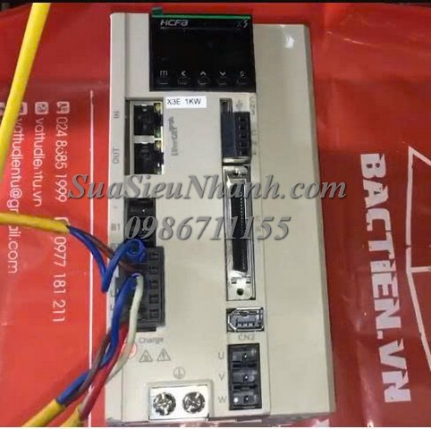 Sửa AC SERVO DRIVER KCFA 1kW X3 SV-X3EB100A-A2 3101 Lỗi nguồn điều khiển, và mạch điều khiển phanh Sửa chữa AC SERVO DRIVER KCFA 1kW X3 Model: SV-X3EB100A-A2 Serial: 3101 Lỗi nguồn điều khiển, và mạch điều khiển phanh