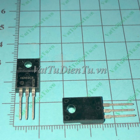 SPA06N80C3 06N80C3 TO220F N Mosfet 6A 800V; Mã: 06N80C3; Kiểu chân: 3 chân cắm TO-220F; Xuất xứ: Hàng mới