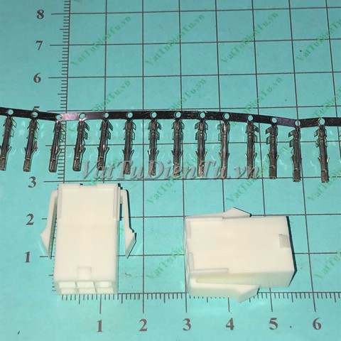 Giắc cắm 6 chân cái + chân cắm cái ( Socket 172160-1 + terminal 170365-1), Ổ cắm 6 chân, Đầu nối 6 chân cho SERVO Panasonic Yaskawa Omron Sanyo Kingservo TECO; Mã: 172160-1-170365-1; Từ khóa: Giắc cắm 6 chân cái, chân sắt cái, Socket 172160-1, terminal 17