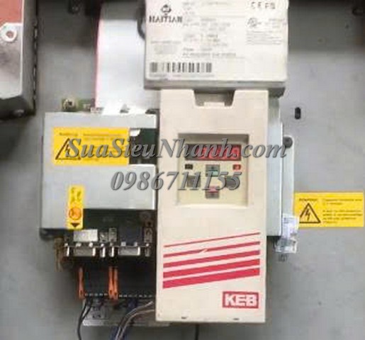 Sửa Biến tần KEB 45kW HAITIAN 21F5K1R-YVC2 5981 Lỗi E.PU Sửa chữa Biến tần KEB 45kW HAITIAN Model: 21F5K1R-YVC2 Serial: 5981 Lỗi E.PU
