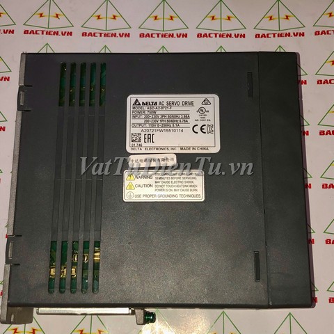 ASD-A2-0721-F 0114 AC SERVO DRIVER DELTA 750W A2;Mã: ASD-A2-0721-F 0114;Xuất xứ: Hàng tháo máy
