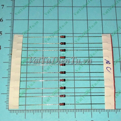 BZX55C2V4 DO35 Zener 2V4 0.5W 2.4V; Mã: BZX55C2V4; Kiểu chân: cắm DO-35