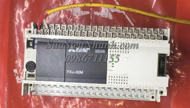Sửa PLC MITSUBISHI FX3G-60M FX3G-60MR/ES-A 0045 Lỗi Sửa chữa PLC MITSUBISHI FX3G-60M Model: FX3G-60MR/ES-A Serial: 0045 Lỗi