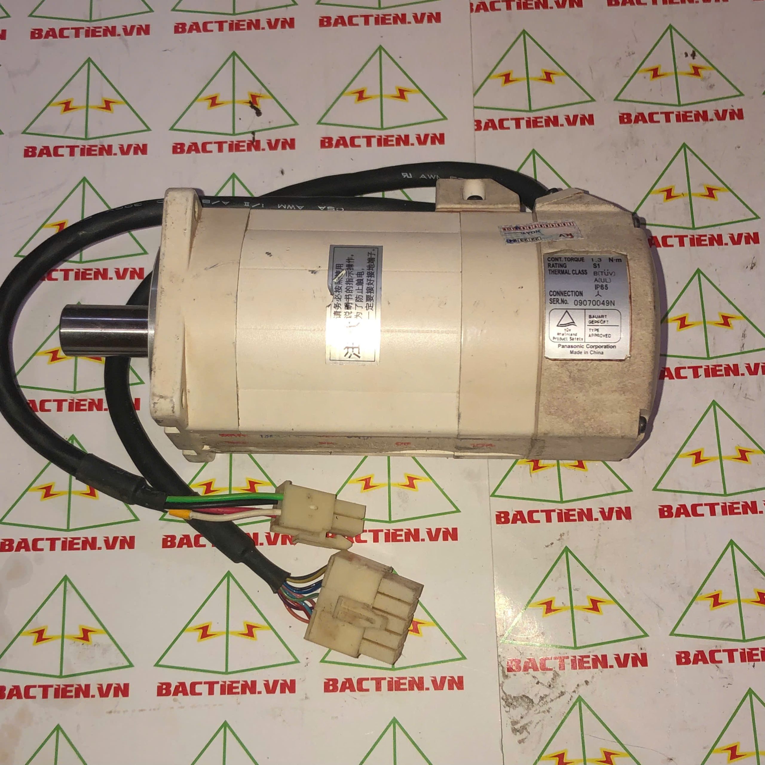 MSMA042A1A 049N AC SERVO MOTOR 0.4kW Panasonic;Mã: MSMA042A1A-049N;Xuất xứ: Hàng tháo máy