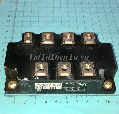 Diode cầu 3 pha + thyristor 200A 1600V PGH20016AM;Mã: PGH20016AM; Xuất xứ: Hàng tháo máy