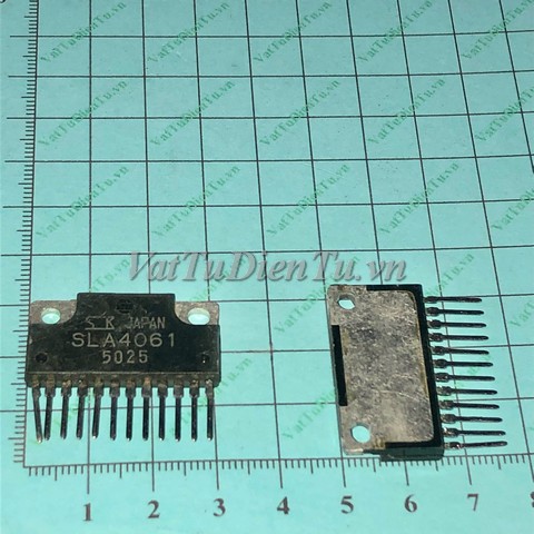SLA4061 SIP12 NPN Transistor 5A 120V (TM); Mã: SLA4061; Kiểu chân: 12 chân cắm SIP-12; Xuất xứ: Hàng tháo máy; Thương hiệu: SanKen