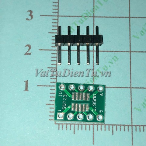 Mạch chuyển đổi IC dán sang cắm VSON010x3020, MSOP10, SOP10 0.5mm SOT23 0.95mm TO DIP10; Mã: SOP10-DIP10; HTD: SMD sang DIP, SMD to DIP, SMD-DIP, dán sang cắm, Mạch ra chân IC dán