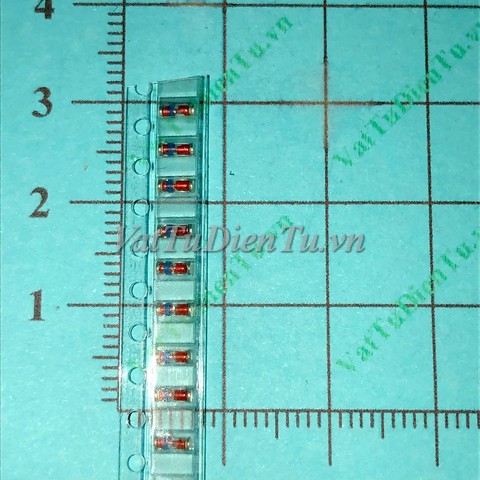 ZMM10V 1206 LL34 1/2W Diode zener 10V 0.5W, Zener dán 1206; Mã: ZMM10V; Kiểu chân: dán 1206 LL34