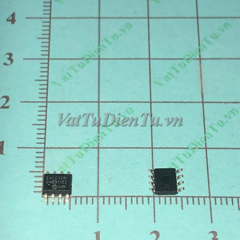 24LC128-I/SN 24LC128T-I/SN 24LC128 SOP8 IC EEPROM; Mã: 24LC128I-SN; Kiểu chân: 8 chân dán SOP-8; Xuất xứ: Hàng mới