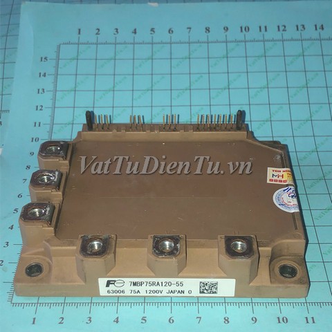 7MBP75RA120-55 Module IGBT 75A 1200V (HTM); Mã: 7MBP75RA120-55; Xuất xứ: Hàng tháo máy; Thương hiệu: FUJI