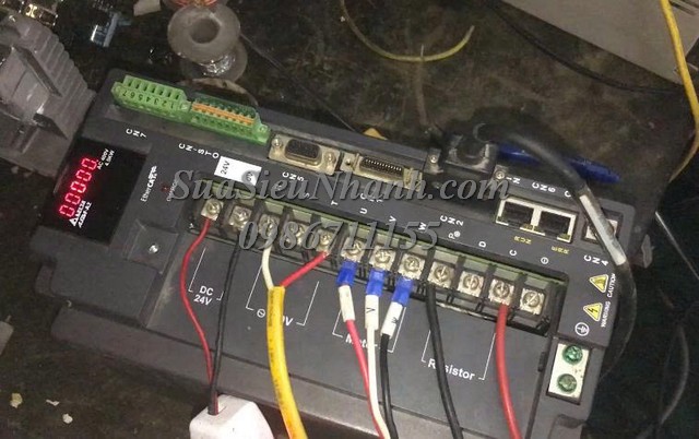 Sửa SERVO DRIVER DELTA 4.5kW ASD-A2-4533-E 0141 Lỗi AL006 quá tải Sửa chữa SERVO DRIVER DELTA 4.5kW Model: ASD-A2-45433-E Serial: 0141 Lỗi AL006 Lỗi quá tải