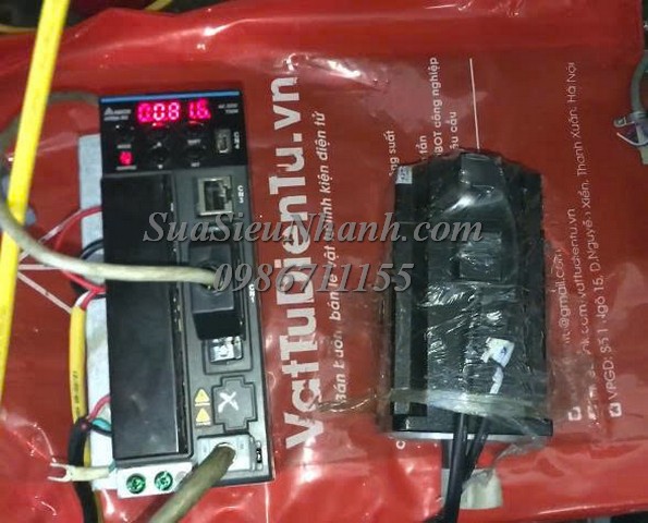 Sửa SERVO DRIVER DELTA 750W ASD-B3-0721-L 1957 Lỗi nguồn Sửa chữa SERVO DRIVER DELTA 750W Model: ASD-B3-0721-L Serial: 1957 Lỗi nguồn