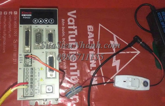 Sửa SERVO DRIVER Kinco 750W FD422 FD422-CA-000 0019 Lỗi Sửa chữa SERVO DRIVER Kinco 750W FD422 Model: FD422-CA-000 Serial: 0019 Lỗi