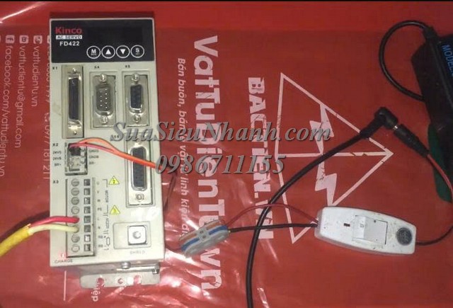 Sửa SERVO DRIVER Kinco 750W FD422 FD422-CA-000 0022 Lỗi Sửa chữa SERVO DRIVER Kinco 750W FD422 Model: FD422-CA-000 Serial: 0022 Lỗi