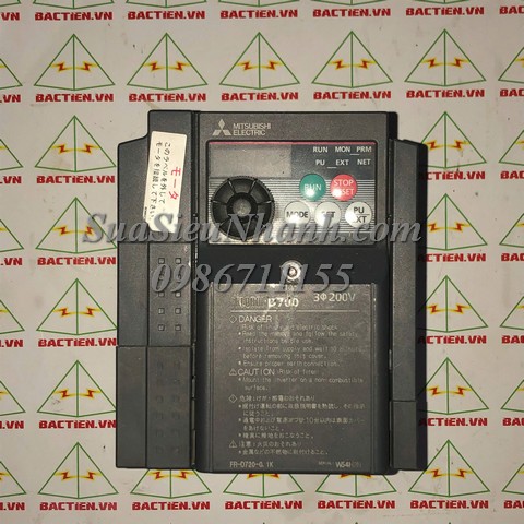 FR-D720-1.5K Biến tần 1.5kW MITSUBISHI 1.5kW (HTM) Mã: FR-D720-1.5K-TM Xuất xứ: Hàng tháo máy