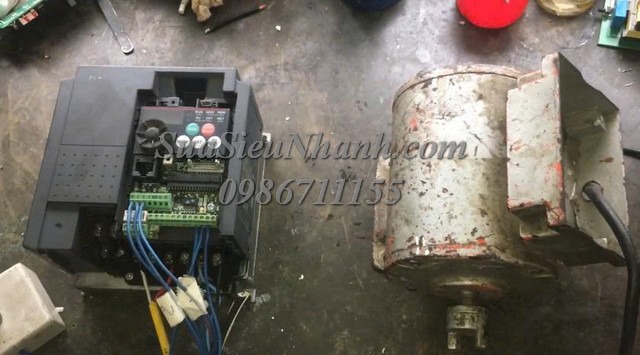 Sửa Biến tần MITSUBISHI 0.75kW FR-E740-0.75K-CHT 4036 Lỗi Sửa chữa Biến tần MITSUBISHI 0.75kW Model: FR-E740-0.75K-CHT Serial: 4036 Không vào điện khi bật