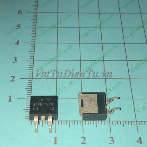 IRF2807ZS F2807ZS TO263 N MOSFET 75A 75V 9.4mR; Mã: IRF2807ZS; Kiểu chân: dán TO-263; Thương hiệu: IR (International Rectifier); Xuất xứ: Hàng mới; Hàng tương đương: IRF2807ZL F2807S