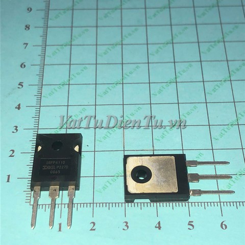 IRFP4110 IRFP4110PBF TO247 N Mosfet 180A 100V; Mã: IRFP4110; Kiểu chân: cắm 3 chân TO-247; Xuất xứ: Hàng mới; Thương hiệu: IR
