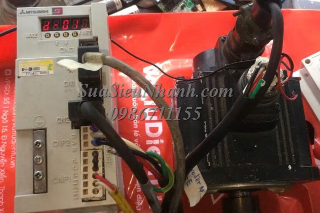 Sửa AC SERVO DRIVER MITSUBISHI 750W MR-E-70A-KH003 5003 Lỗi nguồn Sửa chữa AC SERVO DRIVER MITSUBISHI 750W Model: MR-E-70A-KH003 Serial: 5003 Lỗi nguồn