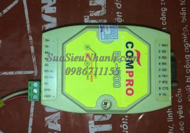Sửa Module truyền thông COMPRO PC-200 0846 Lỗi Sửa chữa Module truyền thông COMPRO Model: PC-200 Serial: 0846 Lỗi