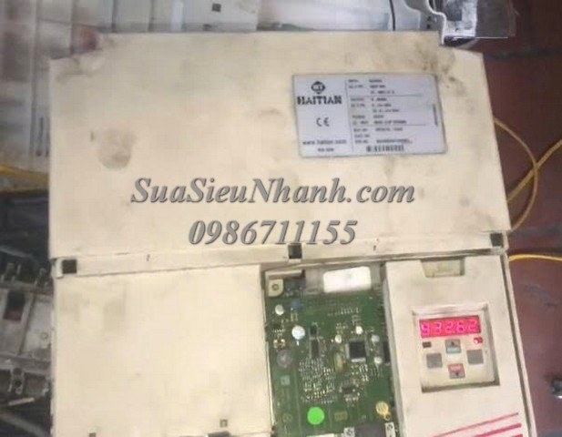 Sửa Biến tần KEB 30kW HAITIAN 19F5A1H-YUC2 2861 Lỗi E.OC Sửa chữa Biến tần KEB 30kW HAITIAN Model: 19F5A1H-YUC2 Serial: 2861 Lỗi E.OC
