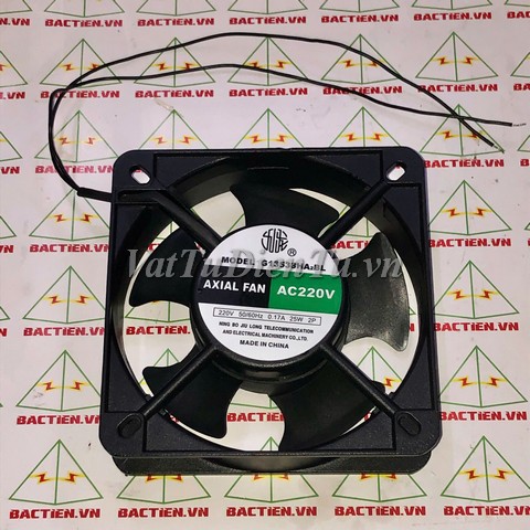G13538HA2BL Quạt tản nhiệt 220V 50/60Hz 0.17A 25W 135x135x38mm Kowloon Fan 2 dây; Mã: G13538HA2BL; Thương hiệu: Kowloon Fan; Xuất xứ: Hàng mới