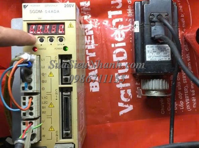Sửa AC SERVO DRIVER 0.4kW YASKAWA SGDM-04ADA 0007 Lỗi nháy đèn nguồn không hoạt động Sửa chữa AC SERVO DRIVER 0.4kW YASKAWA Model: SGDM-04ADA Serial: 0007 Lỗi nháy đèn nguồn không hoạt động