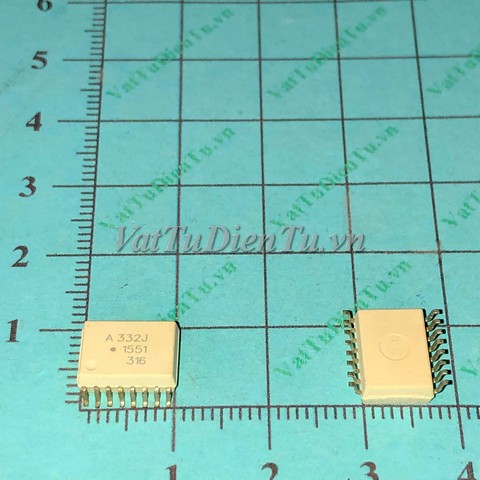ACPL-332J A 332J A332J SOP16 Photo-IC, IC cách ly quang Photo optocoupler; Mã: A332J; Kiểu chân: dán SOP-16; Thương hiệu: AVAGO; Dùng cho: vật tư biến tần, vật tư servo