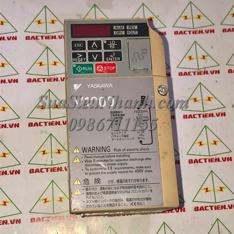 CIMR-VA2A0004BAA Biến tần 0.75kW/0.4kW YASKAWA 0.75kW/0.4kW V1000; Mã: CIMR-VA2A0004BAA; Xuất xứ: Hàng tháo máy