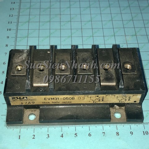 EVM31-050 Module Transistor 150A 500V FUJI (HTM); Mã: EVM31-050; Kiểu chân: Module bắt vít; Thương hiệu: Fuji; Xuất xứ: Hàng tháo máy