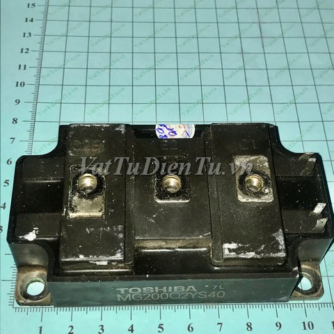 MG200Q2YS40 Module IGBT 200A 1200V TOSHIBA (HTM); Mã: MG200Q2YS40; Kiểu chân: Module bắt vít; Thương hiệu: Toshiba; Xuất xứ: Hàng tháo máy