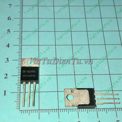 RFP30P05 TO220 P Mosfet 30A 50V; Mã: RFP30P05; Kiểu chân: 3 chân cắm TO-220; Xuất xứ: Hàng mới; Thương hiệu: Fairchild