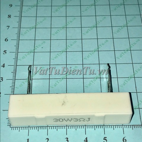 RX27-3-30W3R Điện trở 3R 30W 3R, điện trở sứ hình chữ nhật; Mã: RX27-3-30W3R; Xuất xứ: Hàng mới