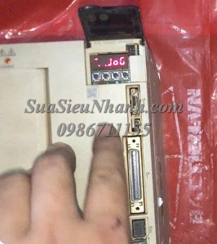 Sửa SERVO DRIVER YASKAWA 2kW SGD7S-180A00B202 0022 Lỗi 7ab; Sửa chữa SERVO DRIVER YASKAWA 2kW; Model: SGD7S-180A00B202 Serial: 0022; Lỗi 7ab