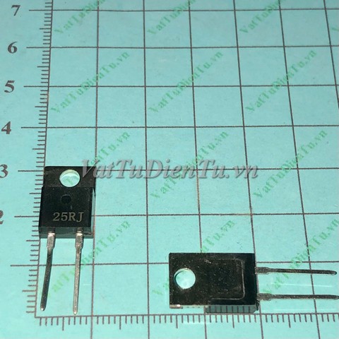 TR35-25RJ 35W25R TO220 Điện trở 25R 35W; Mã: TR35-25RJ; Kiểu chân: 2 chân cắm TO-220-2; Xuất xứ: Hàng mới