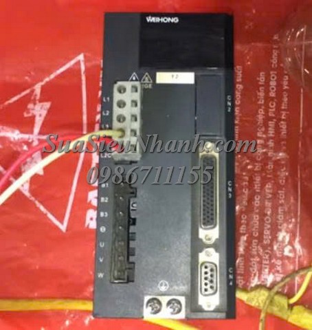 Sửa SERVO DRIVER WEIHONG 1kW WSDA-6R820PSB 0190T Lỗi cháy nổ nguồn; Sửa chữa SERVO DRIVER WEIHONG 1kW; Model: WSDA-6R820PSB Serial: 0190; Lỗi cháy nổ nguồn