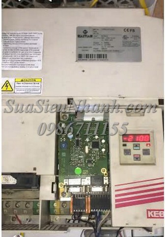 Sửa Biến tần KEB 18.5kW HAITIAN 17F5K1H-YUC2 6439 Lỗi E.ndOH; Sửa chữa Biến tần KEB 18.5kW HAITIAN; Model: 17F5K1H-YUC2 Serial: 6439; Lỗi E.ndOH