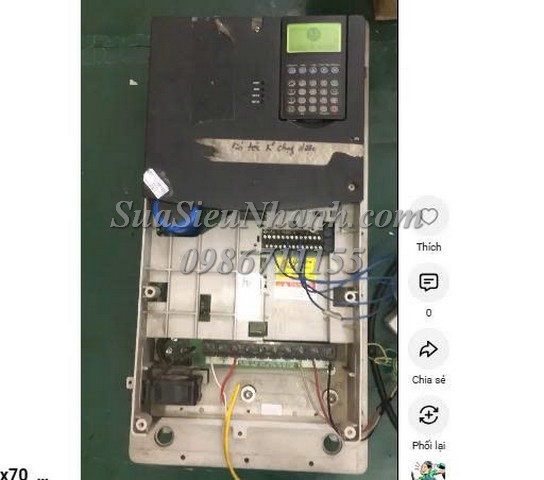 Sửa Biến tần Allen-Bradley 37KW PowerFlex70 cho máy giặt công nghiệp NGAI SHING NS-2270 20AC060A0AYNANC0 4315 Lỗi không chạy được Sửa chữa Biến tần Allen-Bradley 37KW PowerFlex70 cho máy giặt công nghiệp NGAI SHING NS-2270 Model: 20AC060A0AYNANC0 Serial: 4315 Lỗi không chạy được