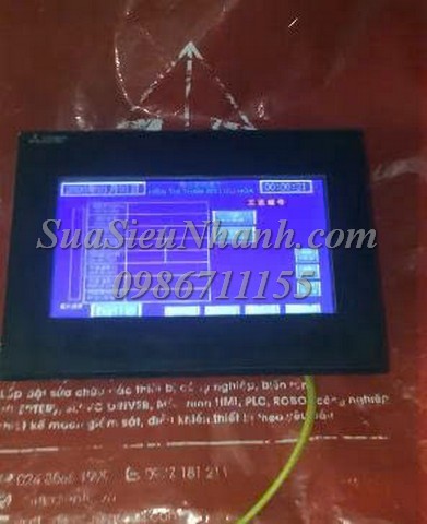 Sửa Màn hình cảm ứng HMI MITSUBISHI GS2107-WTBD 344A Lỗi không lên nguồn; Sửa chữa Màn hình cảm ứng HMI MITSUBISHI; Model: GS2107-WTBD Serial: 344A; Lỗi không lên nguồn