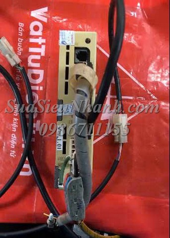 Sửa SERVO DRIVER Panasonic 50W MSD5A1P1EC03 0021T Lỗi nguồn; Sửa chữa SERVO DRIVER Panasonic 50W; Model: MSD5A1P1EC03 Serial: 0021; Lỗi nguồn