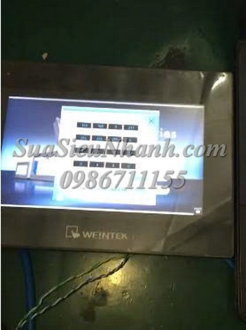 Sửa Màn hình cảm ứng HMI WEINTEK MT8072iP 1349 Lỗi cổng mạng; Sửa chữa Màn hình cảm ứng HMI WEINTEK; Model: MT8072iP Serial: 1349; Lỗi cổng mạng