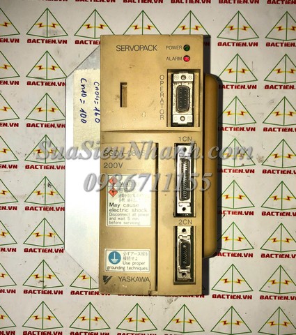 SGDA-08AS SERVO DRIVER 750W YASKAWA 750W (HTM); Mã: SGDA-08AS; Xuất xứ: Hàng tháo máy 