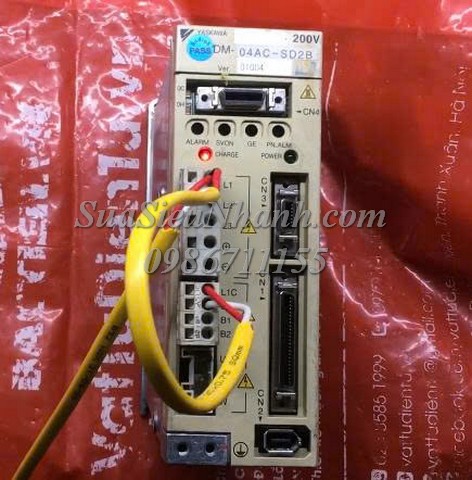 Sửa SERVO DRIVER YASKAWA 0.2kW SGDM-04AC-SD2B 0004 Lỗi nguồn; Sửa chữa SERVO DRIVER YASKAWA 0.2kW; Model: SGDM-04AC-SD2B Serial: 0004; Lỗi nguồn